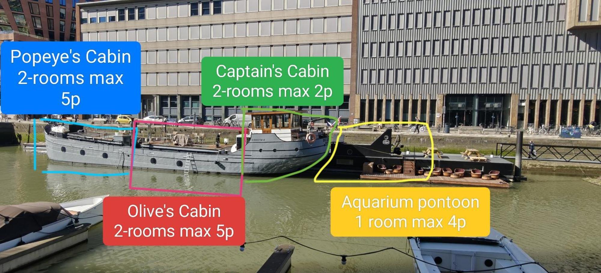De Coaster & Aquarium Ponton Hotel Rotterdam Kültér fotó